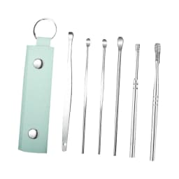ZZERHUOO Stainless Steel Ear Pick For Ear Wax Removal And Ear Cleaning Hygiene With Multiple Kitchen Spray Foam Toilet Foam Limestone Shower Tile - Thumbnail 4