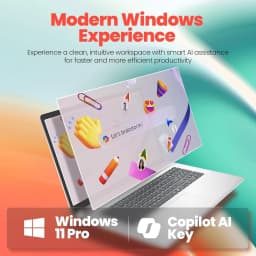 HP 17.3" HD+ Touchscreen Laptop, AMD Ryzen 5 7430U, 20GB RAM, 1TB SSD, Windows 11 Pro, Backlit Keyboard, AI Copilot - Thumbnail 6