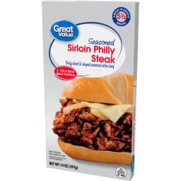 Great Value Seasoned Sirloin Beef Philly Steak, 14 oz - Thumbnail 9
