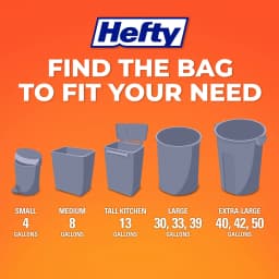 Hefty Small Trash Bags, Fabuloso Scent, 4 Gallon, 20 Count - Thumbnail 6