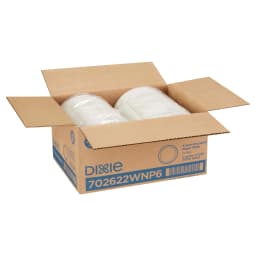 Dixie 6 in Light-Weight Paper Plates, 702622WNP6, 1,000 Count - Thumbnail 4