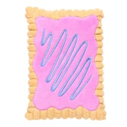 BARK Box Toaster Pup Pastry Squeaky Crinkle Plush Dog Toy - Thumbnail 1