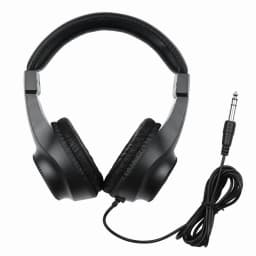 KLYNE- Wired Over Ear Dj Headphones Studio Monitor Stereo Headphone Headset Black Cqzp - Thumbnail 2