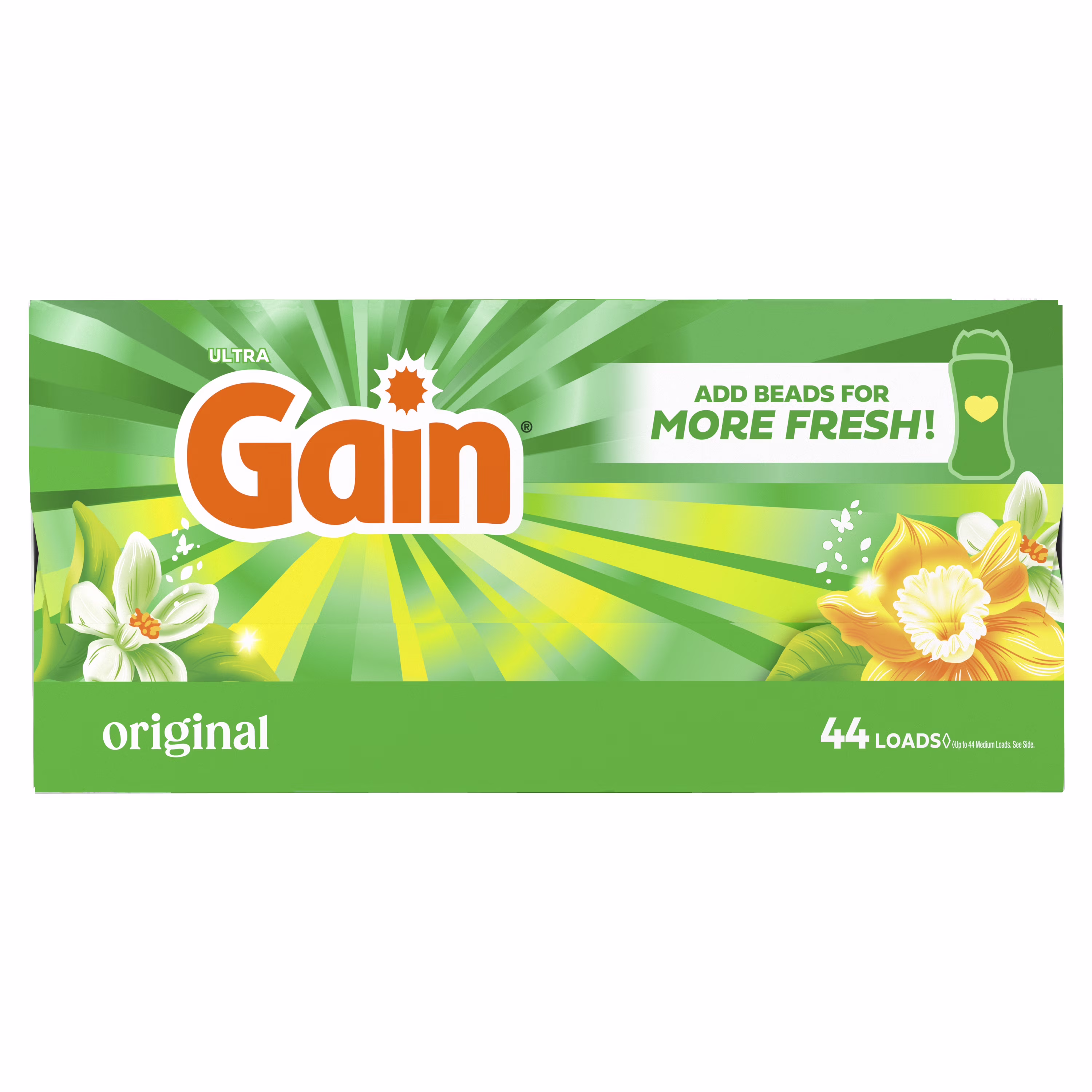 Gain Powder Laundry Detergent, Original Scent, 40 oz, 44 Loads - Thumbnail 4