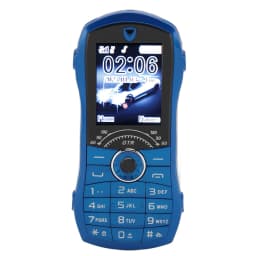Dual SIM Elderly Unlocked Cell Phone 1.8" Screen Big Button Car Shape Emergency Mobile Phone for Children Seniors Blue - Thumbnail 1