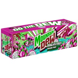 Mountain Dew Soda Dragon Fruit 12 fl oz, 12 Count - Thumbnail 3
