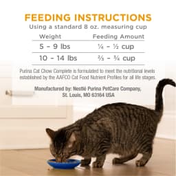 Purina Cat Chow Complete High Protein Dry Cat Food with Real Chicken, 15 lb Bag - Thumbnail 10