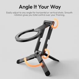 Ulanzi MA60 Foldable Tripod Magnetic Phone 0.8cm Ultra-Slim Dual-Sided Magnet Phone Tripod for Desktop Stand Livestreaming Vlog - Thumbnail 7