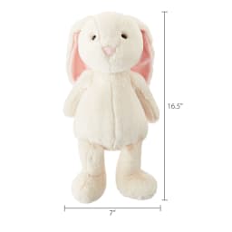 Spark.Create.Imagine Plush Cuddle Bunny, Cream, 16.5" - Thumbnail 6