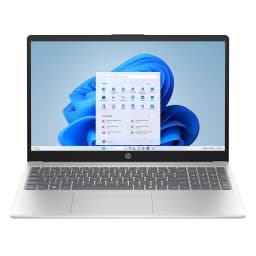 HP 15.6 inch HD Windows Laptop AI Intel Core Ultra 5 225U 8GB 512GB SSD Natural Silver - Thumbnail 1