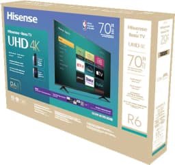 Hisense 70" Class 4K UHD LED LCD Roku Smart TV HDR R6 Series 70R6E4 - Thumbnail 29