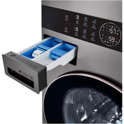 LG WKE100HVA 4.5/7.4 Cu. Ft. Smart Front Load WashTower - Graphite Steel - Thumbnail 3