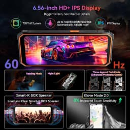 Blackview Rugged Phones BV4800 Pro 4GB+128GB Octa-core 6.5” IP68 & IP69K Waterproof Smartphones - Thumbnail 3