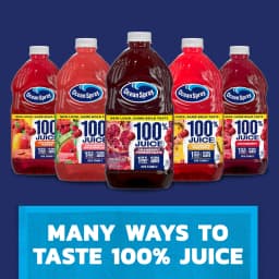 Ocean Spray® 100% Juice Cranberry Juice Blend, 10 fl oz Bottles, 6 Count - Thumbnail 7