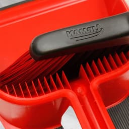 Libman Polypropylene Step-On Dust Pan Red Black - Thumbnail 2