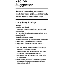 Great Value All Natural Chicken Wing Sections, 4 lb (Frozen) - Thumbnail 7