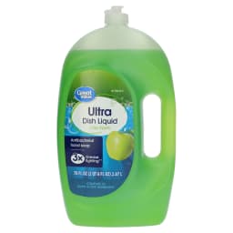 Great Value Ultra Antibacterial Dish Liquid, Crisp Apple, 70 fl oz - Thumbnail 5