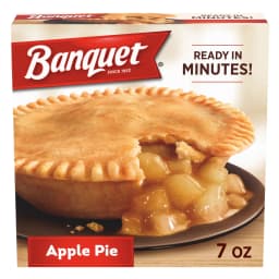 Banquet Apple Pie, Frozen Dessert, 7 oz - Thumbnail 1