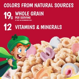 Lucky Charms Gluten Free Cereal with Marshmallows, Jumbo Unicorns, Mega Size, 26.1 oz - Thumbnail 3