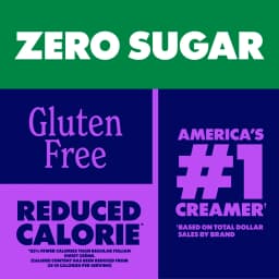 Coffee Mate Non Dairy Zero Sugar Italian Sweet Creme Liquid Coffee Creamer, 32 fl oz Bottle - Thumbnail 3