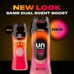 Downy Laundry Scent Beads, Unstopables Fusions Odor Defense In-Wash Scent Booster, Sunset & Citrus Scent, 21.1 oz - Thumbnail 2