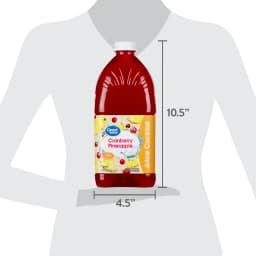 Great Value Cranberry Pineapple Juice Cocktail, 64 fl oz (Shelf Stable) - Thumbnail 6