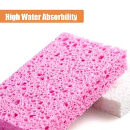 SUGARDAY 16 Pack Kitchen Sponges for Dishes Cleaning Non Scratch Compressed Sponges - Thumbnail 5