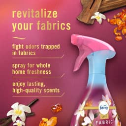 Febreze Fabric Spray Air Freshener, Odor-Fighting Fabric Refresher, Vanilla Suede Scent, 16.9 fl oz - Thumbnail 2