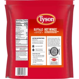 Tyson Any'tizers Buffalo Style Hot Wings, Bone-in, 22 oz (Frozen, Fully Cooked) - Thumbnail 13