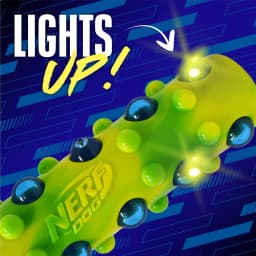 Nerf Dog TPR LED Bubble Light Up & Squeak Stick, 7 inch - Thumbnail 2