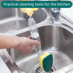 OLURRSIA 7Pcs Heavy Duty Dish Wand Sponge Refill Replacement Heads for Kitchen Sink Cleaning Dish Wash Sponge - Thumbnail 8