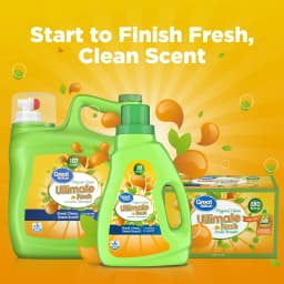 Great Value Ultimate Fresh Laundry Detergent, Original Clean, 46 fl oz, 32 Loads - Thumbnail 3