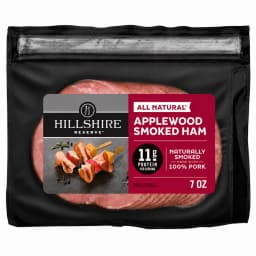 Hillshire Reserve Applewood Smoked Ham, All Natural Lunch Meat, 7 oz - Thumbnail 1