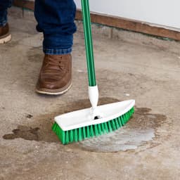 Libman No Knees Floor Scrub Green Steel Handle - Thumbnail 3