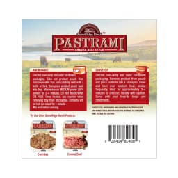 Stoneridge Ranch Deli Shaved Pastrami 14oz Tray Pack - Thumbnail 1