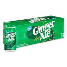 Great Value Ginger Ale Soda Pop, 12 fl oz, 12 Pack Cans - Thumbnail 1