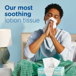 Puffs Plus Lotion Facial Tissues, 8 Family Size Boxes, 124 Tissues per Box - Thumbnail 3