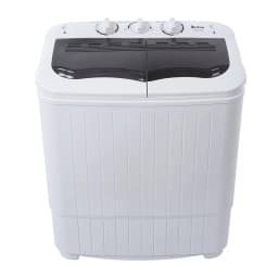 Portable Washing Machine,Compact Clothes Washing Machine, Semi Automatic Washing Machine, Mini Twin Tub Washing Machine for Apartments - Thumbnail 2