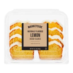 Marketside Fresh Iced Lemon Sliced Loaf Cake, 14.1 oz, 8 Count - Thumbnail 1