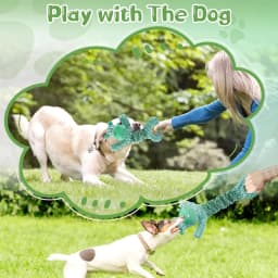 Dog Toy for Aggressive Chewers：Large Plush Dog Toys with Squeaker to Keep Them Busy - Thumbnail 4