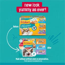Friskies Gravy Tasty Treasures Prime Filets, Wet Cat Food, 5.5 oz Cans, 12 Pack - Thumbnail 2