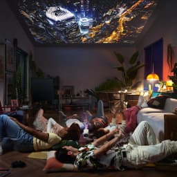 Samsung The Freestyle Projector (SP-LSP3BLAXZA) Bundle with 2 YR Warranty and Screen - Thumbnail 3