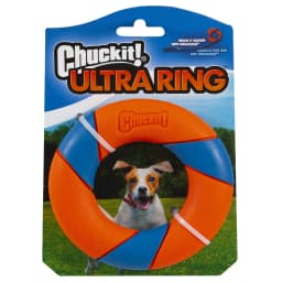 Chuckit! Ultra Ring Rubber Ultimate Chase and Fetch Dog Toy, Multicolor, Pack of 1, Compatible with Ring Chaser Launcher - Thumbnail 4