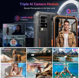 Blackview Rugged Phones BV4800 Pro 4GB+128GB Octa-core 6.5” IP68 & IP69K Waterproof Smartphones - Thumbnail 6