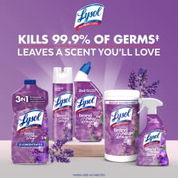 Lysol® Disinfectant Spray, Sanitizing and Antibacterial Spray, Lavender & Cotton Blossom, 12.5 oz - Thumbnail 7