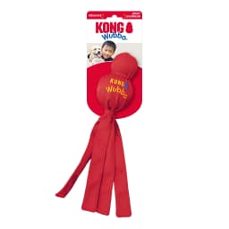 KONG® Wubba Squeaker Dog Toy, Red, Large - Thumbnail 5