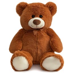 HollyHOME Giant Teddy Bear Big Plush Stuffed Animal Soft Cuddly Toy Gift for Girlfriend Kids Valentine's Day 36 Inch Brown - Thumbnail 2