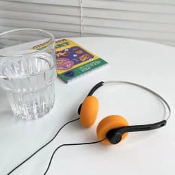 Wired Headphones Lightweight Stereo Foam Over Ear Headsets Noise Reduction Retro - Thumbnail 3
