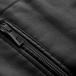 Men's Vintage Faux Leather Jacket Motorcycle Bomber Waterproof Jacket Outdoor Commuting Hiking - Thumbnail 4