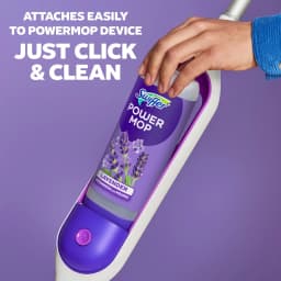 Swiffer Power Mop Refill Solution, Tile, Vinyl, Laminate, Wood, Floor Cleaner, Lavender, 2x 25.3 fl oz - Thumbnail 5